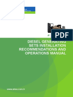 AKSA Diesel Generating Sets Installation Recommendations and Operations Manual-En