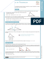 Inequalities in Triangles