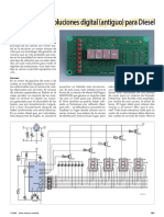 Contador de Revoluciones Digital Antiguo para Diesel