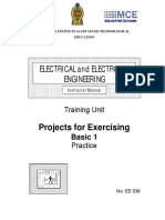 EE039 Projects For Exercising Basic 1 PR Inst