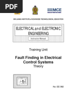 EE082-Fault Finding in Electrical Control Systems-Th-Inst PDF