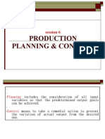 Session 6 &amp 7 Production Planning &amp Control