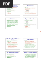 Software Engineering Slides 1