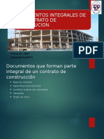 Documentos Integrales de Un Contrato de Construcion