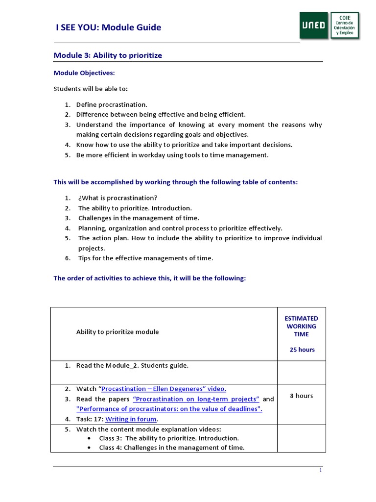 Mastering Prioritization Skills Guide | PDF