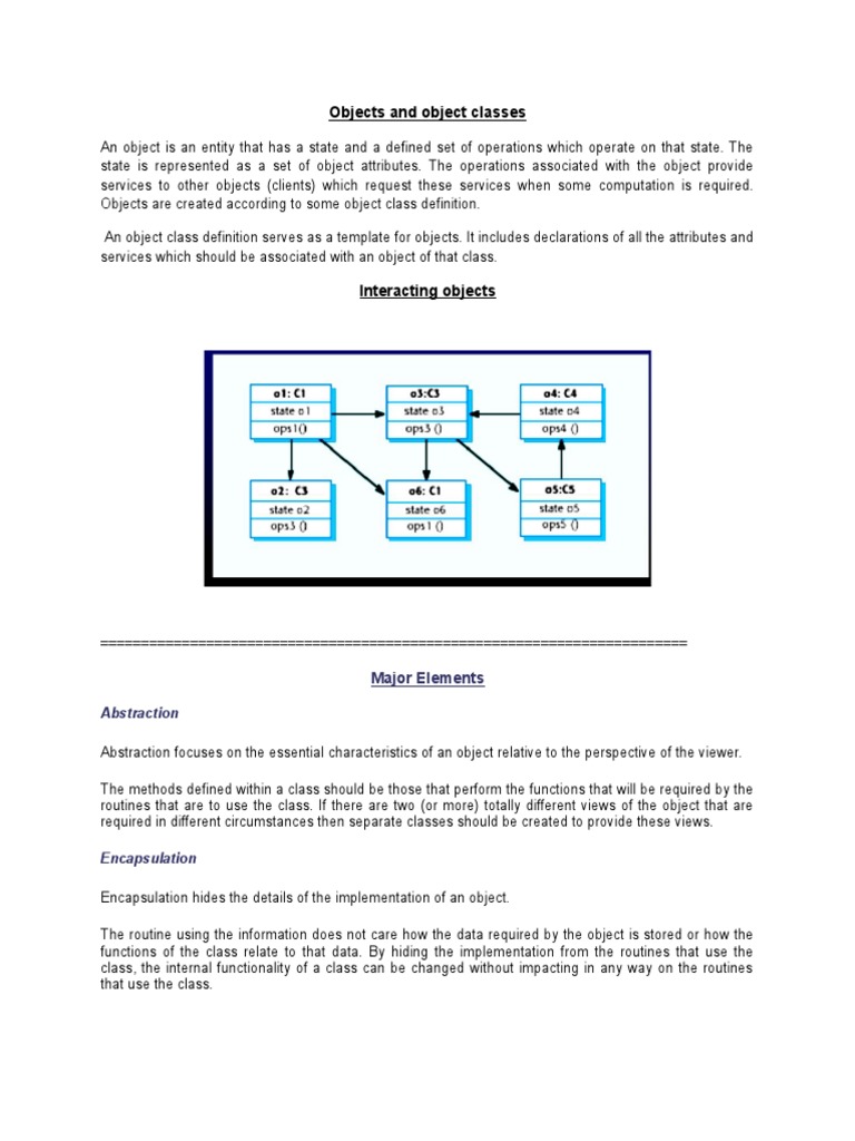 Understanding Object Classes and UML | PDF | Class (Computer ...