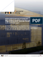 MIT Data and Social Analytics Info Pack