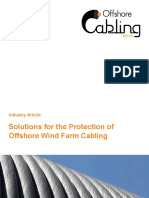 Solutions For The Protection of Offshore Wind Farm Cabling