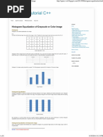 Histogram Equalization of Grayscale or Color Image