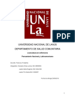 Universidad Nacional de Lanùs- Pensamient