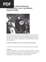 Uma Aula Sobre Reforma Protestante