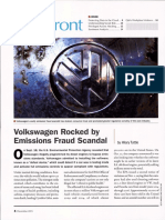 Volkswagen Rocked by Emissions Fraud Scandal