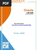 Oracle 1Z0-809 Exam Practice Dumps Download