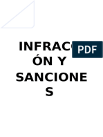 Infracciones y Sanciones
