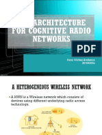 SDN Architecture for Cognitive Radio Networks