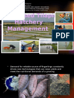 Pond Based Tilapia Hatchery Management