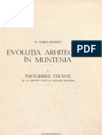 Ghika-Budesti Nicolae - Evoluţia Arhitecturii În Muntenia. Volumul 1 Înrâuririle Străine de La Origine Până La Neagoe Basarab