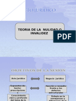 Teoria de La Nulidad (Derecho Civil II)