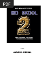 Mo Skool 2 V2 Manual