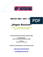 MOTIF ES - Organ Session E