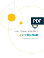 Latihan Soal Olimpiade Astronomi SMA DY