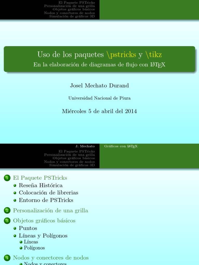 Gráficos en LaTeX con PSTricks | PDF | Software libre | Formatos de ...
