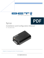 Syrus Installation and Configuration Manual v1