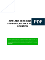 Airplane Aerodynamics and Performance Roskam Solution
