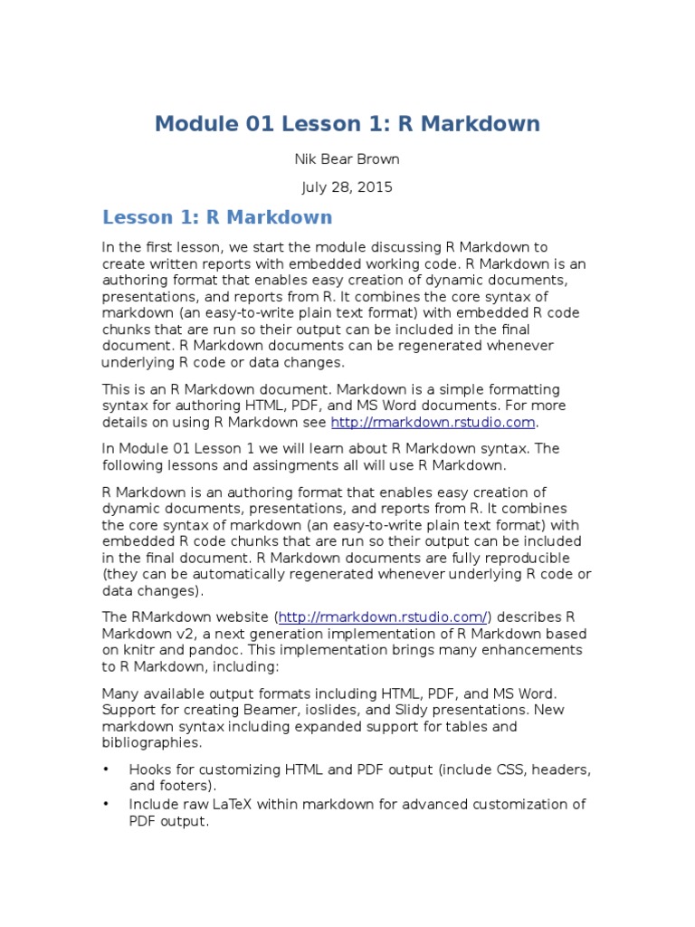 M01 Lesson 01 | PDF | Text | Matrix (Mathematics)