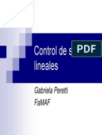 Control de Sistemas Lineales