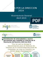 Presentacion Revision Por La Direccion Preliminar-2014