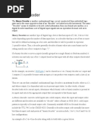 Binary Decoder: Binary Decoders Are Another Type of Digital Logic Device That Has Inputs of 2-Bit, 3-Bit or 4-Bit