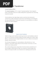 The Current Transformer