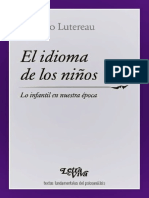 El idioma de los niños [Luciano Lutereau]