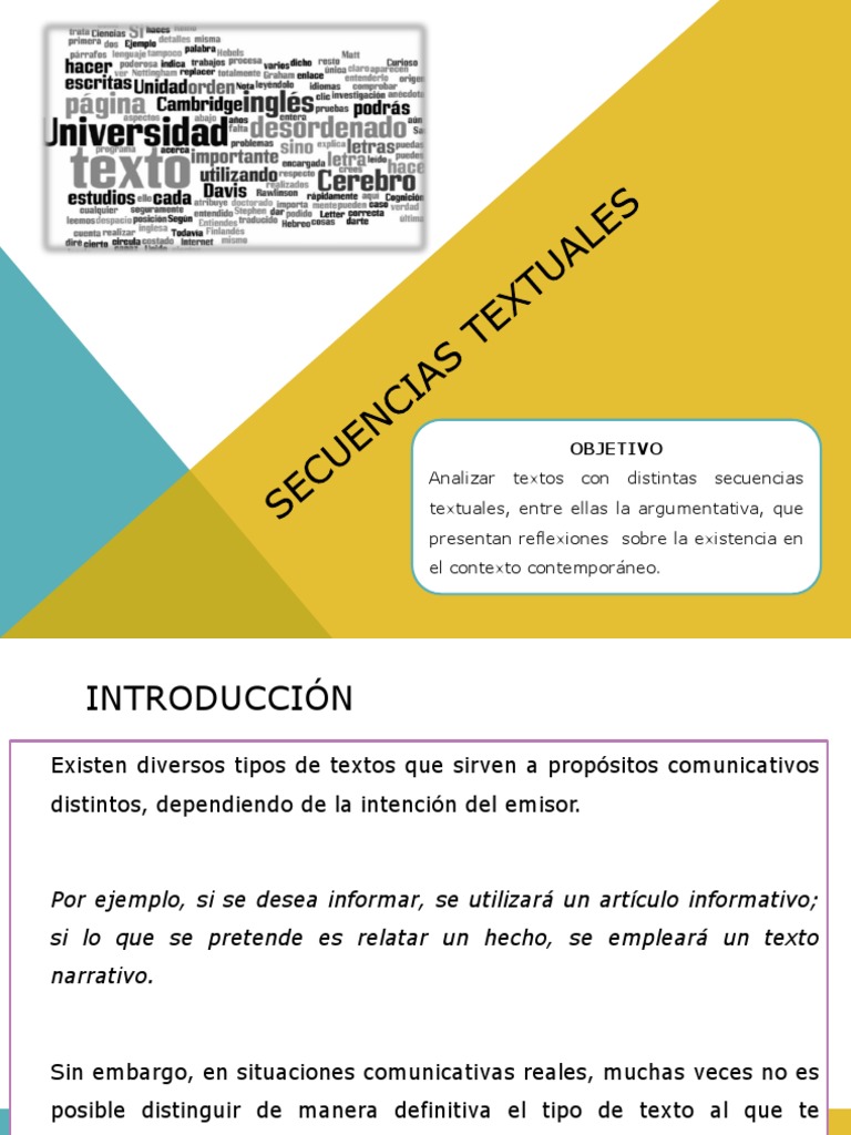 Secuencias textuales Retórica Comunicación
