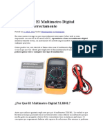 Multimetro Digital Xl830l