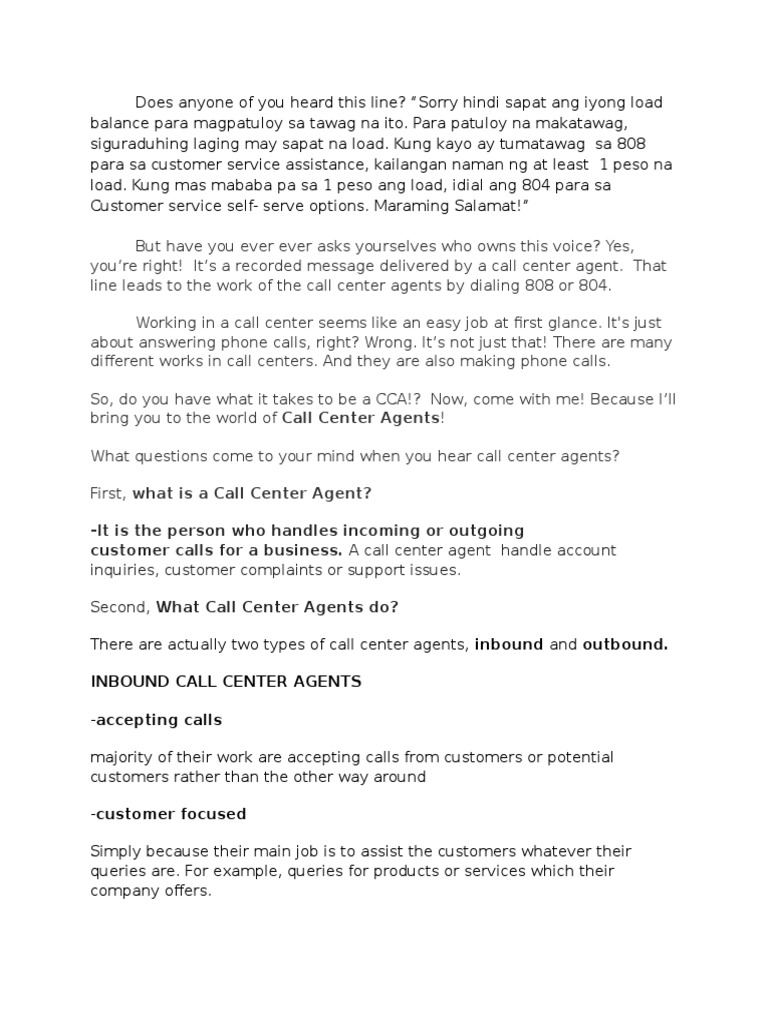 call-center-agent-pdf-call-centre-technical-support