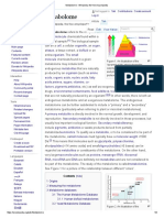 Metabolome: From Wikipedia, The Free Encyclopedia
