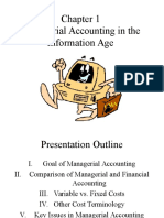 Managerial Accounting in The Information Age