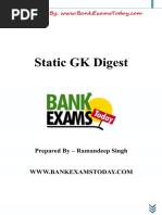 Static GK Digest