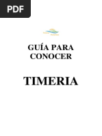 Guía Para Conocer Timeria