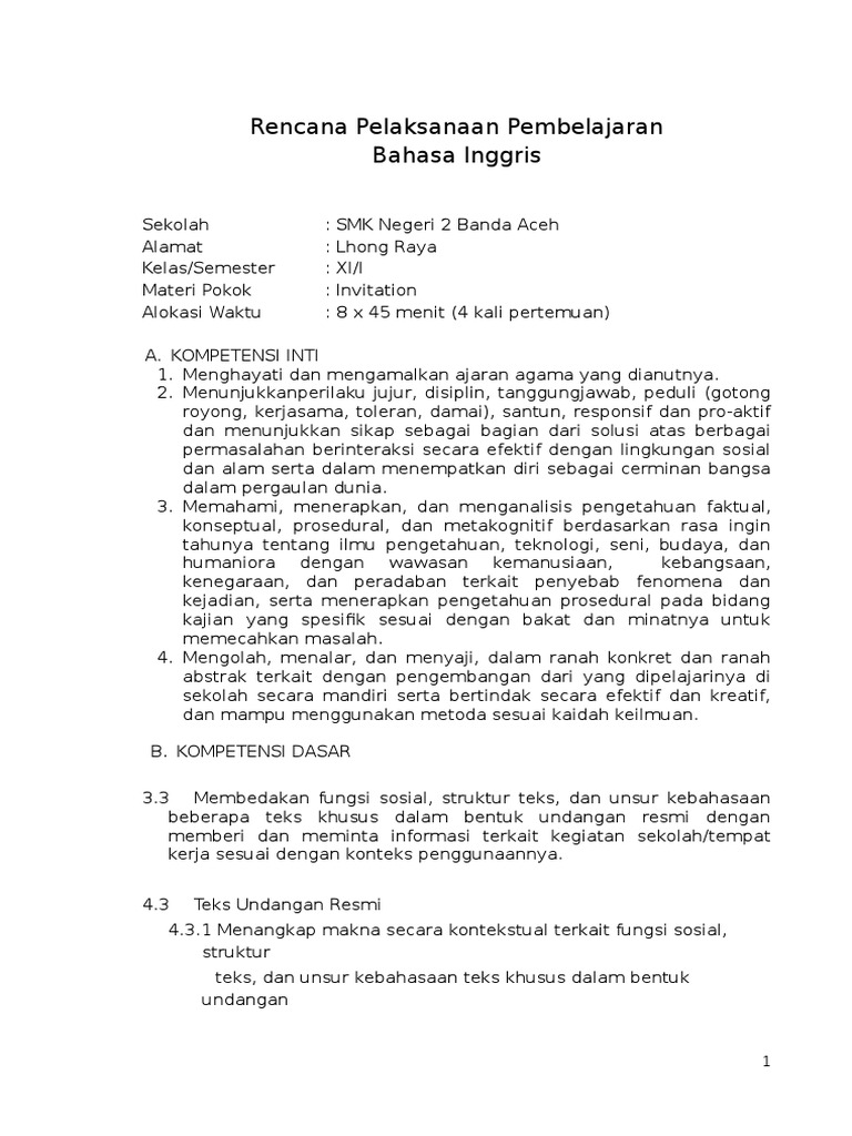440+ Contoh Undangan Bahasa Inggris Kelas 11 Gratis Terbaru