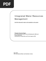 Integrated Water Resources Management: and The Domestic Water and Sanitation Sub-Sector