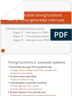 Programmable Timing Functions Part 1: Timer-Generated Interrupts