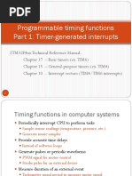 Programmable Timing Functions Part 1: Timer-Generated Interrupts