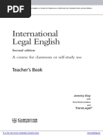 International Legal English2 Upper Intermediate Teachers Book With Audio Cds Frontmatter