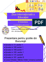 0 5 Octombrie Ziua Internationala A Educatiei