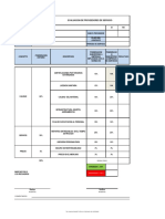 Evaluaciones de Proveedores