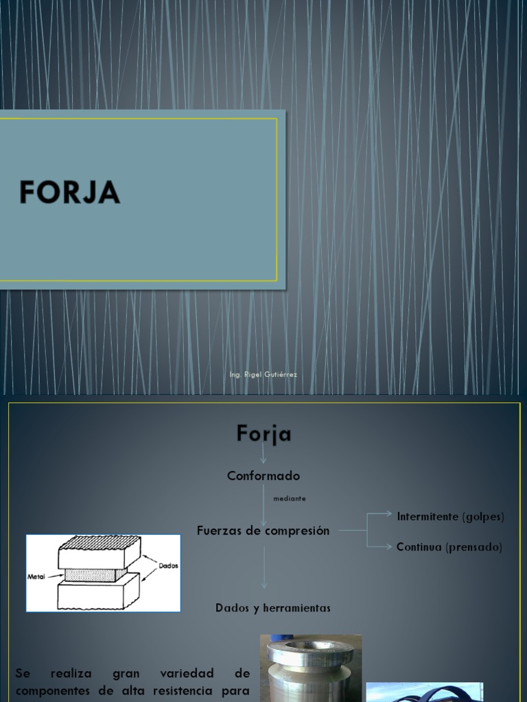 Tipos y Proceso de Forja en Metalurgia | PDF | Forjar | Ingeniería de ...