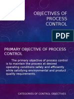 Objectives of Process Control